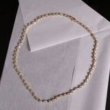 Kinn - Amara Fancy Shape Tennis Necklace Yellow Gold