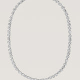 Kinn - Amara Fancy Shape Tennis Necklace White Gold