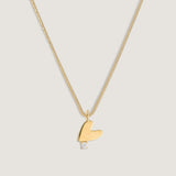 Kinn - Amour Diamond Heart Pendant Necklace