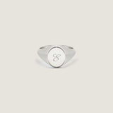 Kinn - Bold Classic Signet Ring Silver