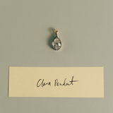 Kinn - Clara Black Rhodium Pear Pendant