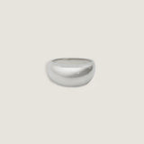 Kinn - Dare To Love Bold Hollow Dome Ring Silver