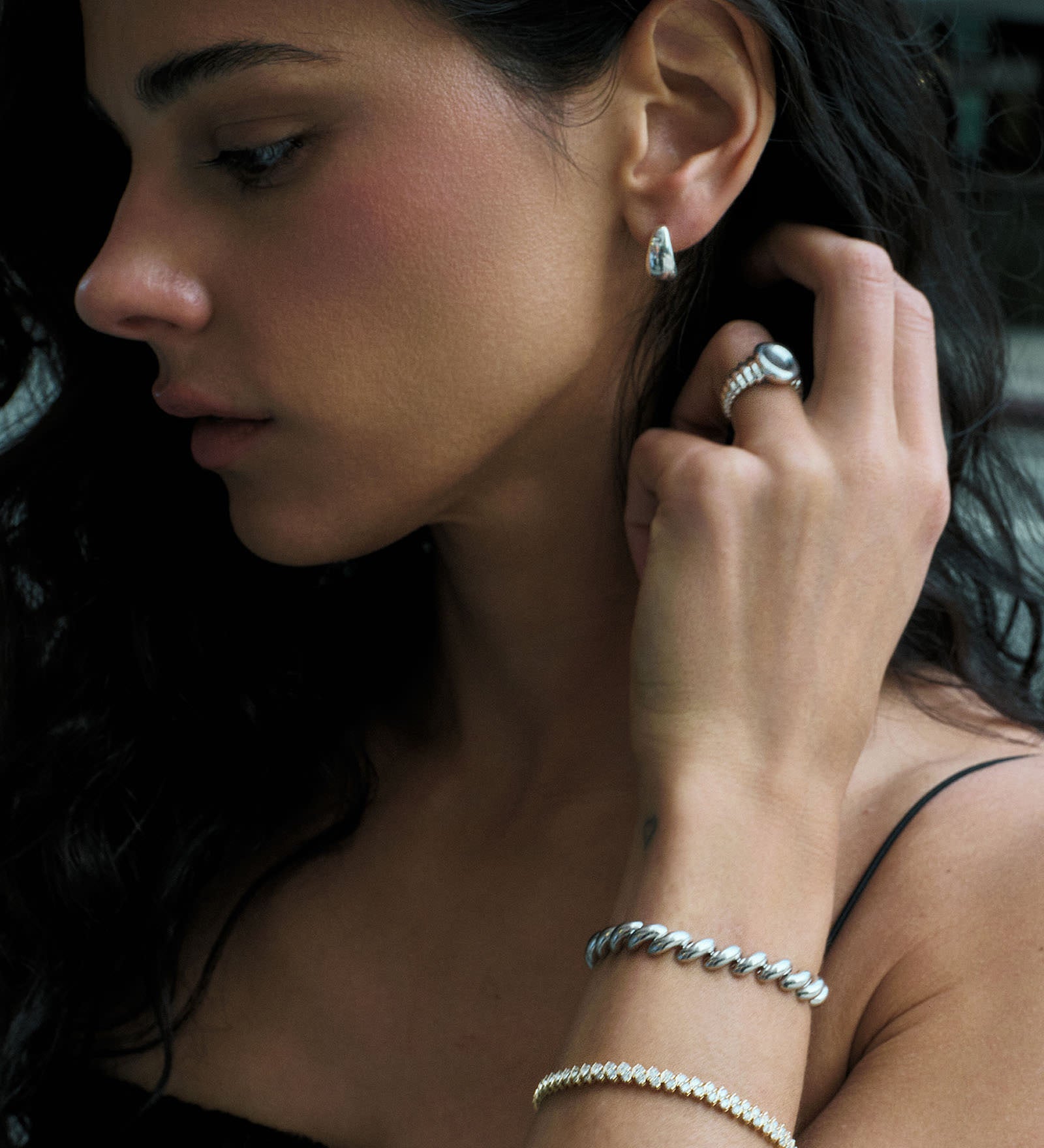 Kinn - Osla Oval Signet Ring Silver