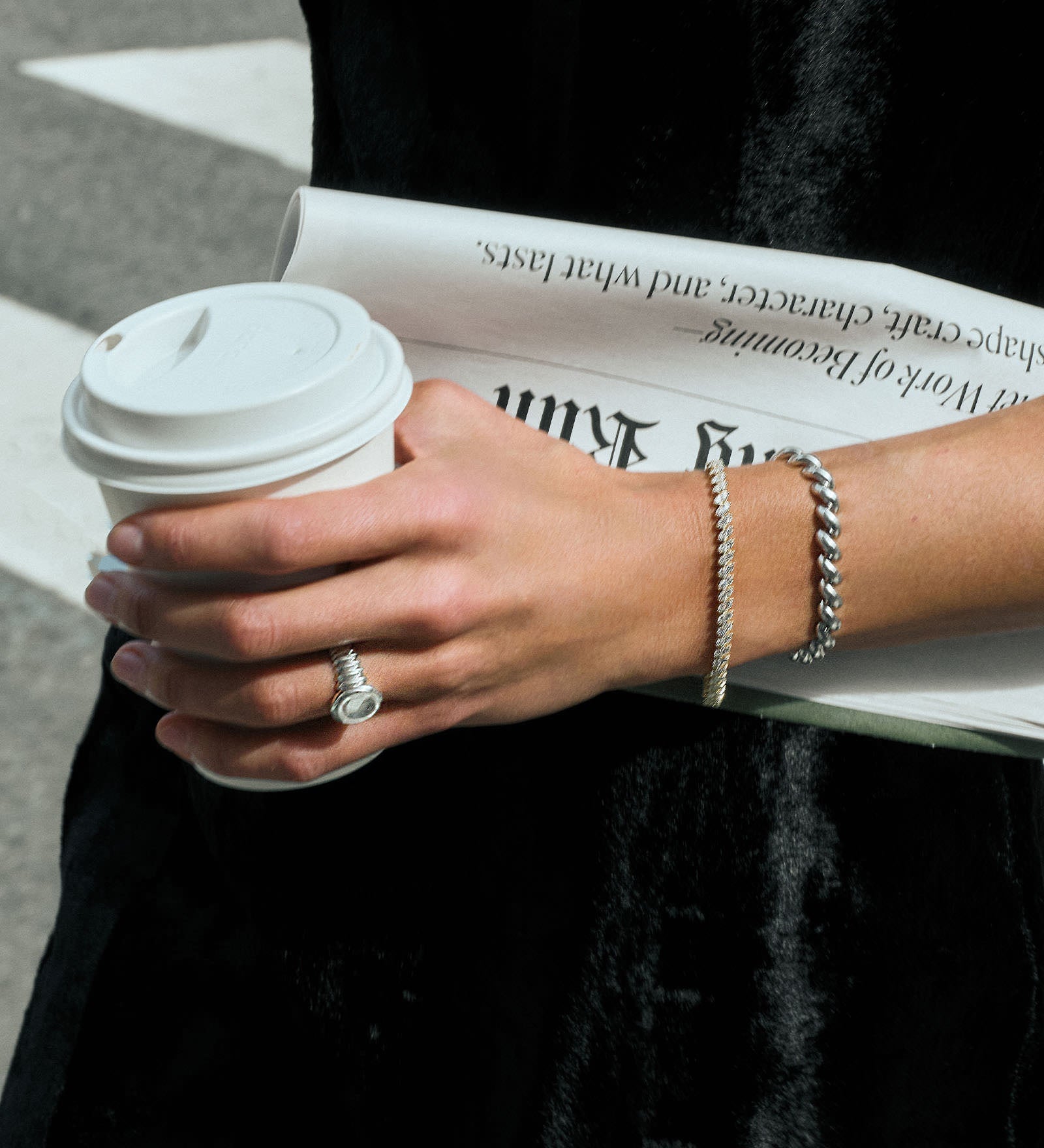 Kinn - Osla Oval Signet Ring Silver