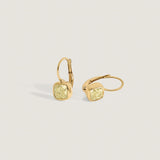 Kinn - Harper Yellow Diamond 2ctw Cushion Cut Drop Earrings