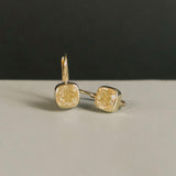 Kinn - Harper Yellow Diamond 2ctw Cushion Cut Drop Earrings