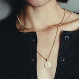Kinn - Diana Diamond Tennis Necklace Yellow Gold