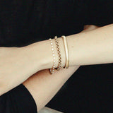 Kinn - Juliette Diamond Row Bracelet Yellow Gold