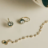 Kinn - Juliette Diamond Row Bracelet Yellow Gold