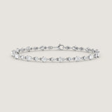 Kinn - Juliette Diamond Row Bracelet White Gold