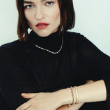 Kinn - Juliette Diamond Row Necklace Yellow Gold