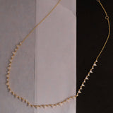 Kinn - Juliette Diamond Row Necklace Yellow Gold