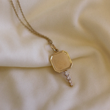 Kinn - Legacy Key Pendant Diamond Necklace