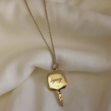 Kinn - Legacy Key Pendant Diamond Necklace