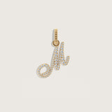 Kinn - Pave Love Letter Charm Pendant