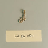 Kinn - Pave Love Letter Charm Pendant