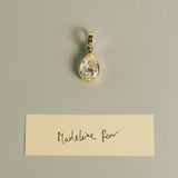 Kinn - Madeleine 3ctw Diamond Pear Pendant