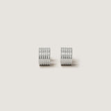 Kinn - Mercer Cuff Hoops Silver