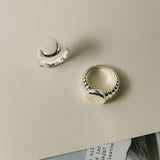 Kinn - Osla Oval Signet Ring Silver