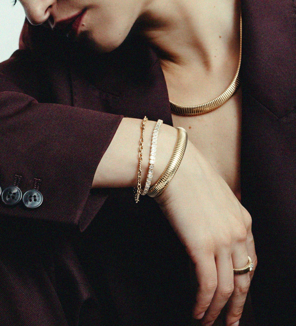 Kinn - Seraphina Flat Tubogas Necklace