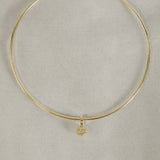 Kinn - Solis Ribbed Aurelia Yellow Diamond Pendant