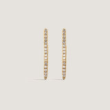 Kinn - Eliza Pavé Double Spike Stud Earrings