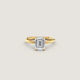 Kinn - Elizabeth Emerald Ring Natural Diamond