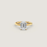 Kinn - Elizabeth Emerald Ring Natural Diamond