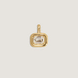 Kinn - Margot Pendant Emerald Cut Diamond Necklace