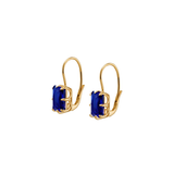 Dorsey - EMILE EARRINGS IN LAB BLUE SAPPHIRE