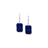 Dorsey - EMILE EARRINGS IN LAB BLUE SAPPHIRE