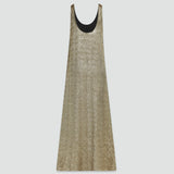 Aflalo - Emilien Dress in Silk Lamé