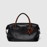 Metier - Personalisation Letter Charm Buffalo Cognac and Black with Salt Stitching