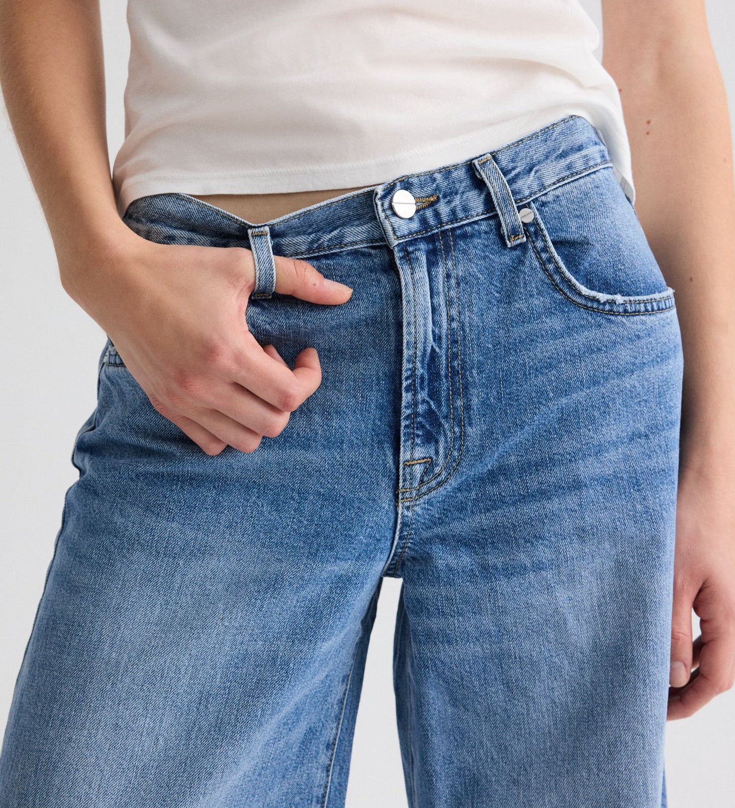 TWP - Tiny Dancer Jean in Vintage Wash Denim