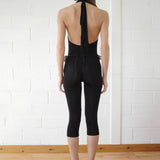 Conner Ives - The Halter Neck Jumpsuit With Abalone Shell Belt