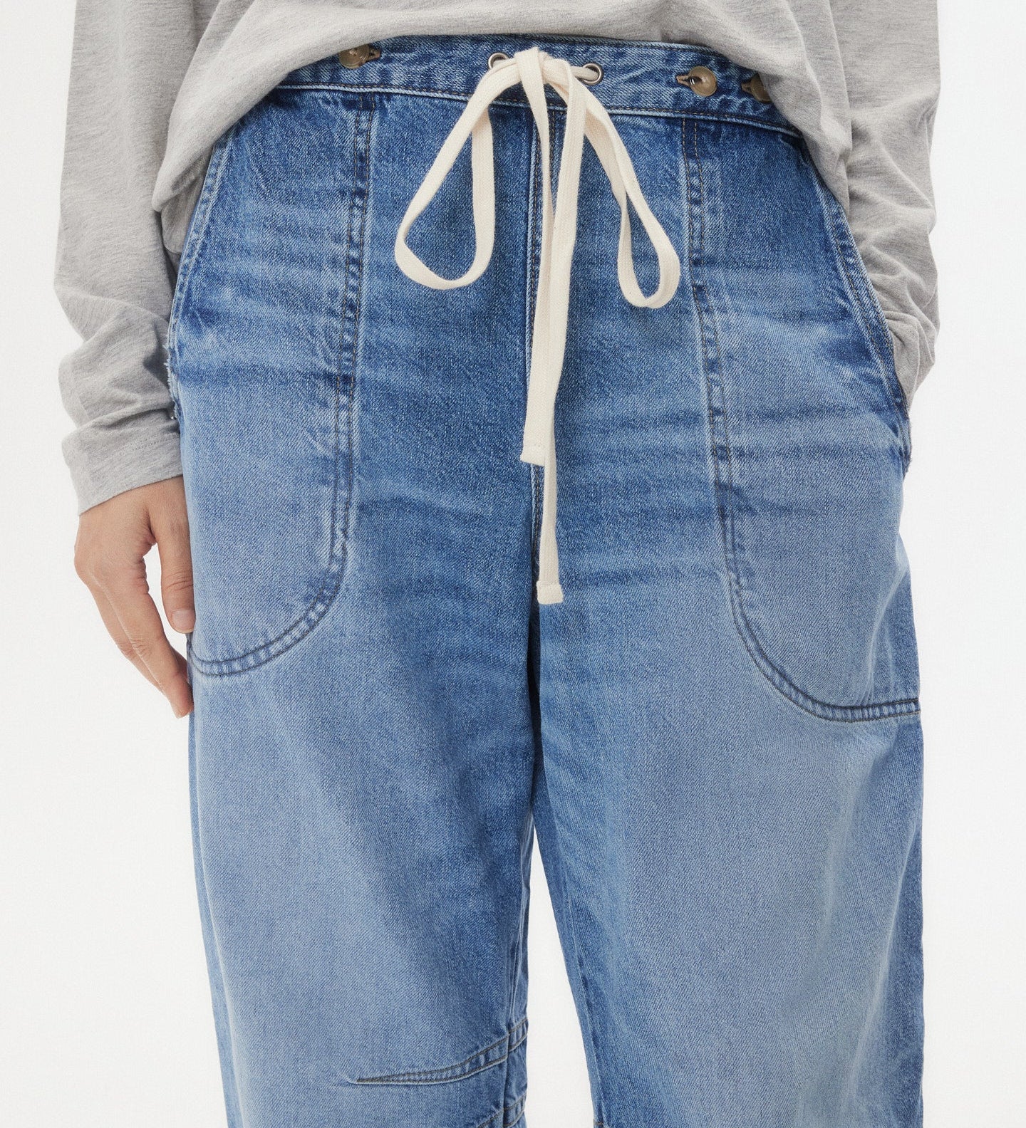 TWP - Jetties Beach Jean in Vintage Wash Denim