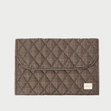 Loeffler Randall - Faris Brown/Black Check Laptop Sleeve
