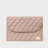 Loeffler Randall - Faris Brown Gingham Laptop Sleeve