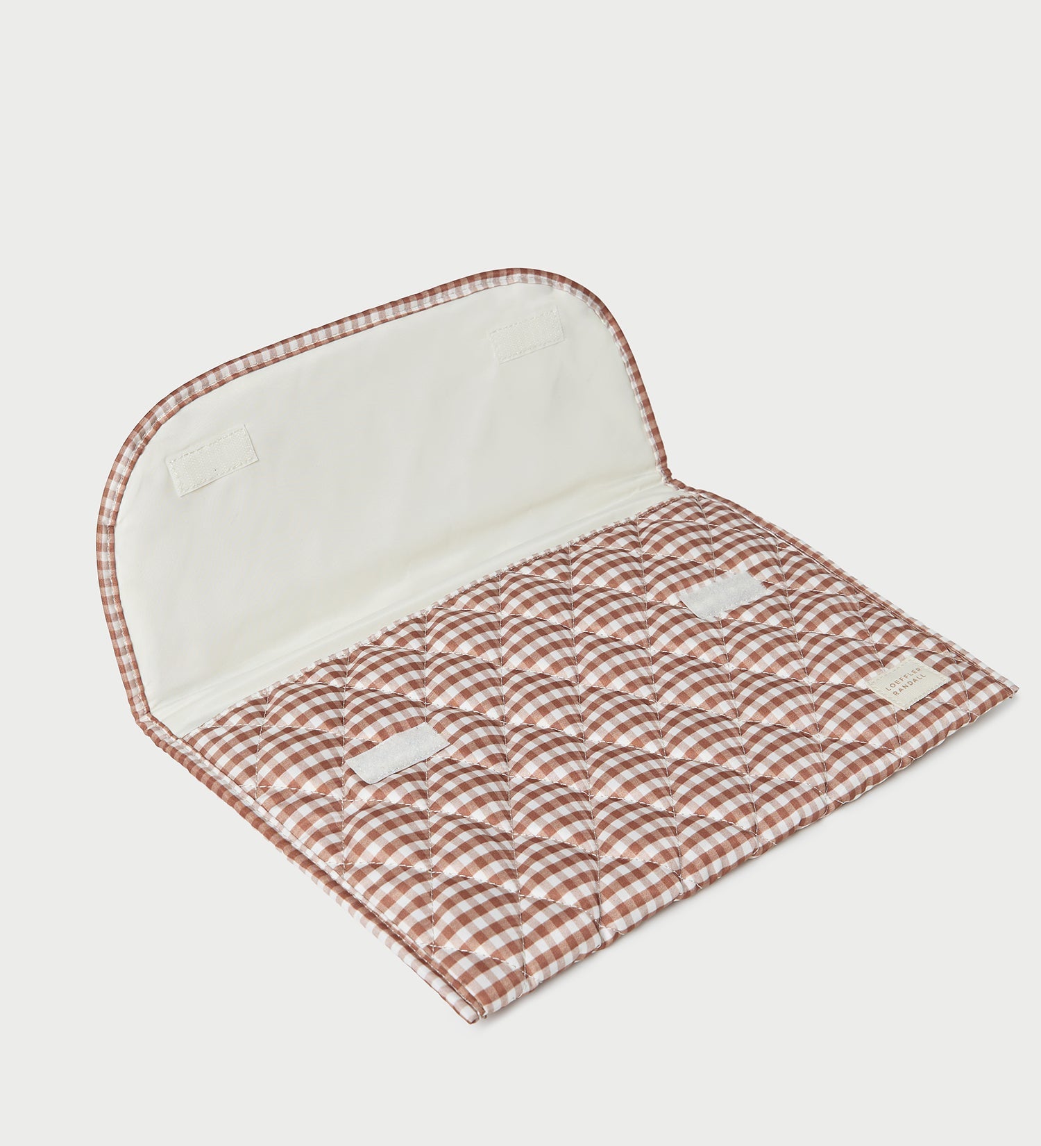 Loeffler Randall - Faris Brown Gingham Laptop Sleeve
