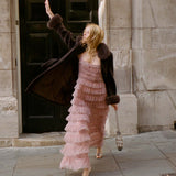 DÔEN - FARROW COAT -- CHOCOLATE