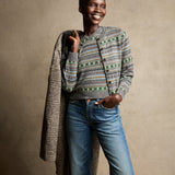 DÔEN - FAUSTINE CARDIGAN -- DASHWOOD FAIR ISLE