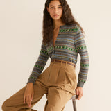 DÔEN - FAUSTINE CARDIGAN -- DASHWOOD FAIR ISLE