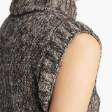 Khaite - Fawn Top in Sepia and Black Multi
