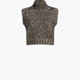 Khaite - Fawn Top in Sepia and Black Multi