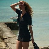 DÔEN - FAYBELLE DRESS -- NAVY