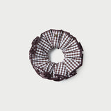 Loeffler Randall - Felice Brown Gingham Layered Scrunchie