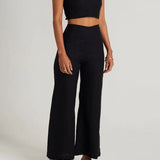Faithfull - Ottavio Pants Plain Black - Final Sale