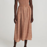 Faithfull - Alyvia Maxi Dress Vadella Print Cocoa - Final Sale