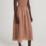 Faithfull - Alyvia Maxi Dress Vadella Print Cocoa - Final Sale