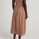 Faithfull - Alyvia Maxi Dress Vadella Print Cocoa - Final Sale
